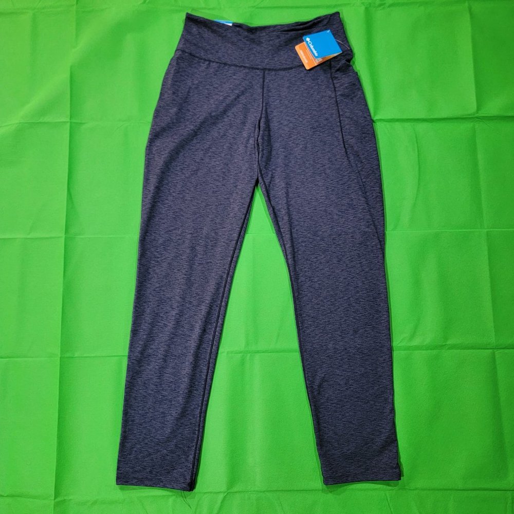 Columbia Womens Weekend Adventure Pant Dark Nocturnal Heather Activewear Sz M